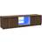 vidaXL LED Lights Brown Oak TV-bänk 120x35.5cm