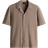 H&M Regular Fit Jersey Resort Shirt - Dark Beige