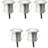 Dexter Dexter Decklight 5-pack LED 3000K 5x0,5W Aluminium Lightson Markbelysning 3.2cm 5st