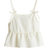 H&M Peplum Top With Bows - Cream White (1275146001)