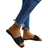 Shein Damen Mode Slipper mit quadratischer Zehenpartie, gefalteter Optik und flachem Absatz, Lässig Slides