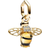 Pandora Sparkling Bee Dangle Charm - Gold/Black/Transparent