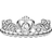 Pandora Princess Tiara Crown Ring - Silver/Transparent