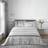 Catherine Lansfield Sequin Cluster Bedspread Silver (260x240cm)