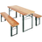 Pinolino Childrens Bench & Table Set for Outdoor Festivities Sepp