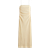 H&M Textured Strappy Dress - Light yellow