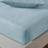 Dunelm Soft & Cosy Luxury Cotton 25 Bed Sheet Blue (190x137cm)