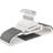 Addis Non-Slip White/Grey Hanger 41.5cm 20pcs