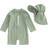 Shein Boys UPF 50+ Swim Set - Striped Rash Guard