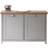 GFW Lancaster Grey Shoe Rack 89x60cm