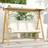 OutSunny 3 Seater Garden Swing Seat with Adjustable Canopy and Cushion 170 x 120 x 198 cm