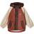 Kuling Edinburgh Kontrastfarvet Genanvendt Regnjakke - Warm Sienna/Brown