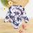 Shein Young Girls Palm Tree Print One-Piece Swimsuit With Raglan Sleeves - Kids
