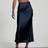 Shein Women Silky Satin Feeling Maxi Skirt