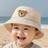 Shein Solid Color Baby Bear Bucket Hat - Spring/Summer