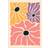 Postery Pastel Petals 30x40 Pink Yellow Purple Poster