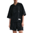 Nike Women's Sportswear Street Oversized Short-Sleeve Graphic Top - Black/Anthracite