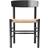 Fredericia Furniture J39 Natural/Black Køkkenstol 77cm