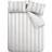 Catherine Lansfield Cove Stripe Påslakan Beige, Natur (200x135cm)