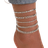Shein 5pcs Simple Chain Anklet