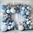 Shein Blue And White Balloon Arch Garland Kit