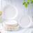 Shein 7/9 Inch White Petals Disposable Paper Plates