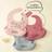 Shein Baby Personalized Customization Name Pattern Silicone Bibs
