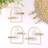 Shein 10 Pcs 5 Cards Straight Hair Clips
