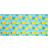 OHS Lemon Print Bath Towel Blue, Yellow (152x71cm)