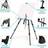 Shein Aluminium Adjustable Field Easel 52-160 cm Black Display