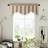 Shein Beige S-Shaped Tassel Curtain 1pc