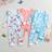 Shein Baby Girl Knit Long Sleeve Colorful Floral Jumpsuit - Winter