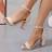 Shein Comfortable Fashion Non-Slip Breathable Thick Heel High Heel Strap Sandals - Summer