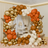 Shein Gold Skin Tone 123pcs Brown Orange Latex Balloons
