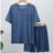 Shein Men's Lightweight Short Sleeve Pajama Set - Summer