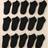 Shein Children's Solid Color Socks - 20 Pairs