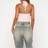 Shein Lace Patchwork Halter Women Top - Fashionable For Summer