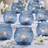 Shein Vintage Glass Holders - Blue Candle Holder