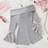 Shein Tween Girl Bell Sleeve Bow Decor Fitted Jumpsuit - Grey