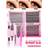 Shein 640Pcs Lash Extension Kit, DIY Eyelash Extension Kit Individual Lashes Cluster D Curling, Lash Clusters With Lash Bond, Lash Remove And Seal And Lash Applicator Brush Tool For Self Application At Home(30D-40D-50D)