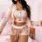 Shein Cute Ins Bear And Cake Design Women Pajama Set