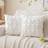 Shein Bow Plush Throw Pillow 1pc Cushion Cover White