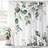 Shein Sage Green Leaf Shower Curtain 1pc