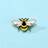 Shein Cartoon Bee Enamel Pin Custom Decorative Brooches - Ornaments