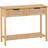 SECONIQUE Corona Natural Console Table 35x90cm