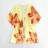 Shein Women's Floral Print Batwing Sleeve Kimono Cover-Up - Vacation