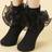 Shein Children's Solid Color Cute Mid-Calf Socks - Lace