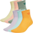 adidas Mid Ankle Socks 6-pack - Silver Green/Glow Pink/Powder Yellow