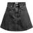 Only Onleden A-nederdel - Washed Black