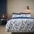 Dunelm Zen Reversible Duvet Cover Blue (200x135cm)